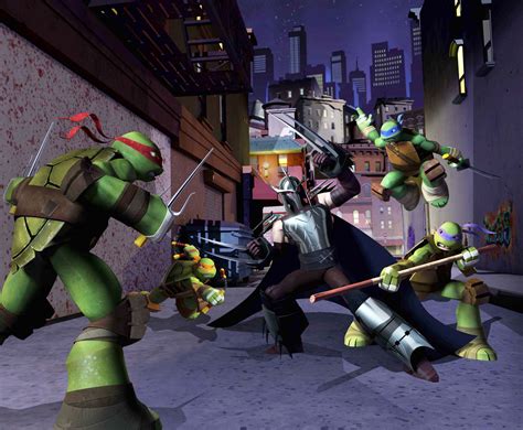 teenage mutant ninja turtle fighting